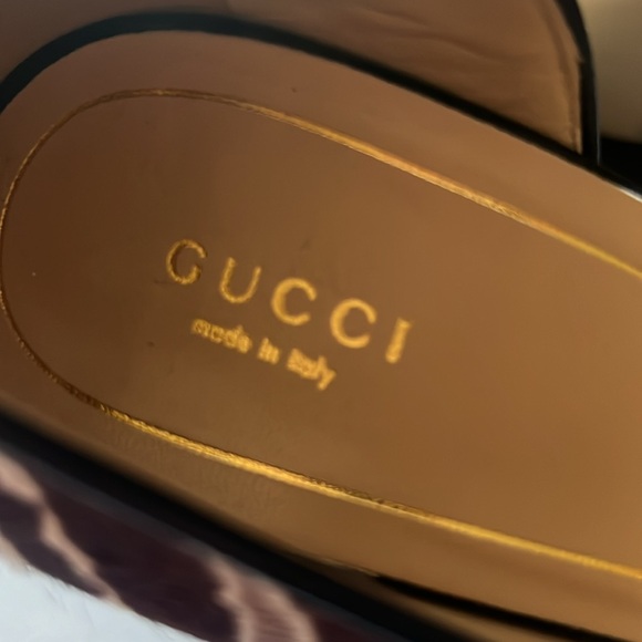 Gucci Calf Hair Animal Print D’Orsay Pumps size 9 - Picture 6 of 10